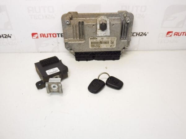 Bosch 1.0i 1KR ECU komplet 89661-0H070 0261S04464 1943FE i 89780-0H021